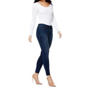 SOFIA Skinny Ankle Jeans Dark Blue Wash Size 6 Stretch